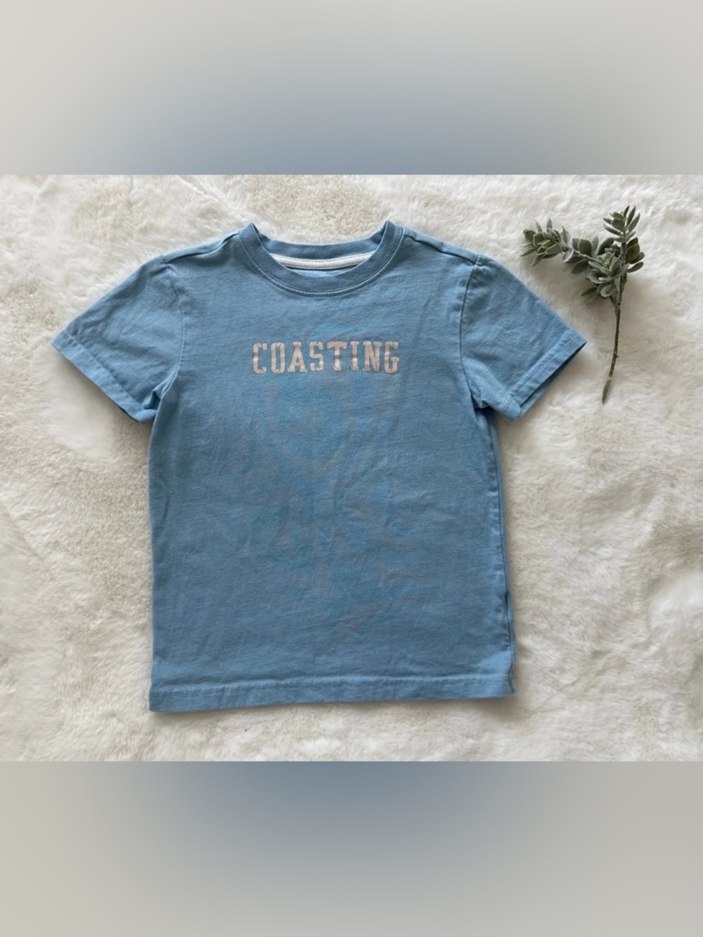 Janie and Jack Light Blue "Coasting" Graphic Tee